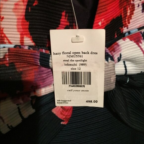 NWT Kate Spade Hazy Open Bow Back Dress - Picture 7 of 8